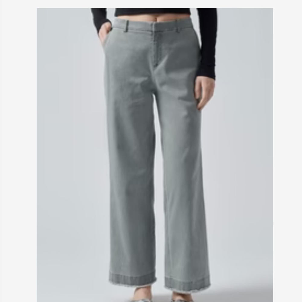 Brand new, never worn ATM Garment Wash Cotton Twill Boyfriend Pants -